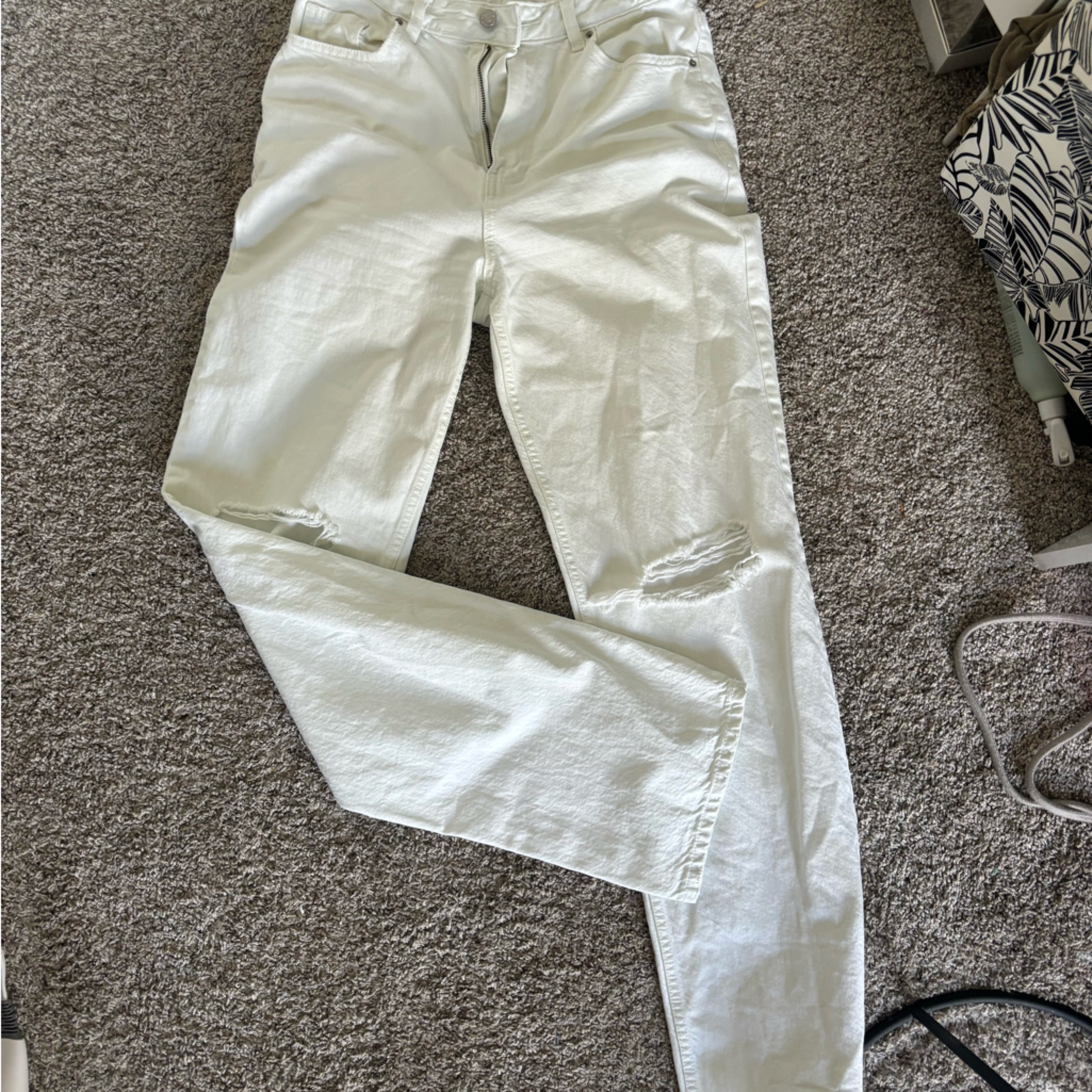Pacsun White Boyfriend Jeans